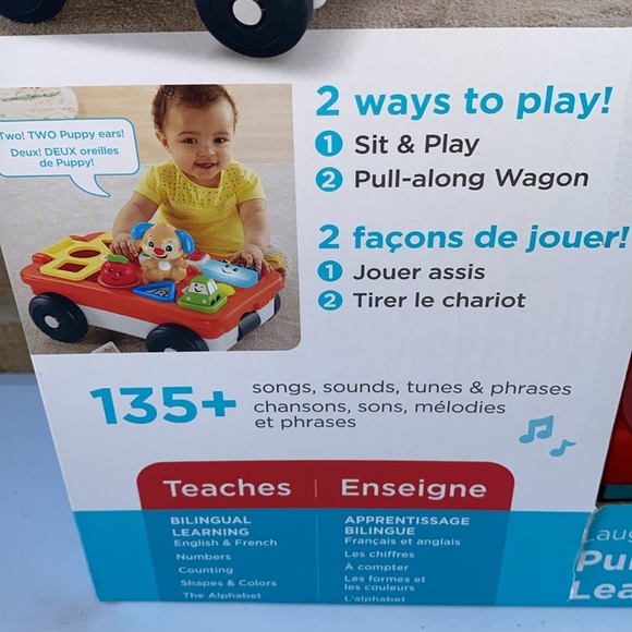 Fisher-Price Laugh & Learn Pull & Play Learning Wagon Toy - Picture 5 of 11